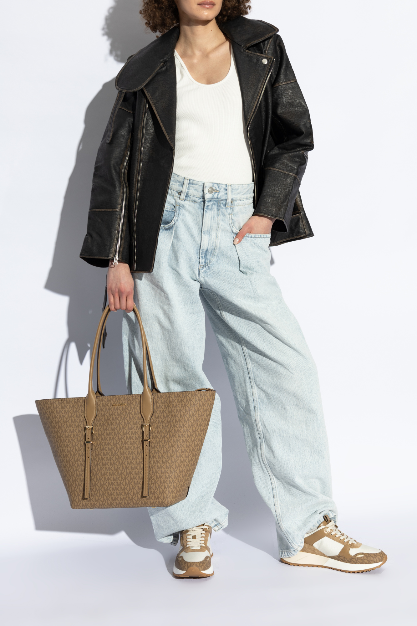 スニーカー Michael Kors Woman Sneakers Beige 43F1THFS2B 293 Beige Sneakers Theo Michael Michael Kors - Vitkac AS